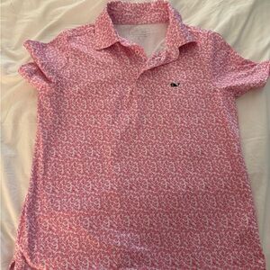 Vineyard Vines Kentucky Derby Floral Pink Shirt